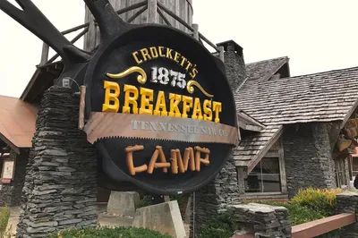 Crockett's Breakfast Camp is one of the best places to get pancakes in Gatlinburg