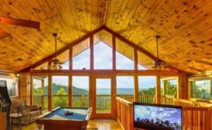 Clearview cabin in the Smoky Mountains