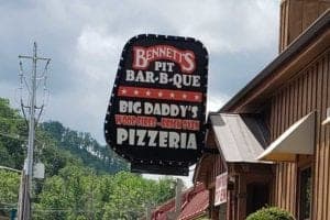 big daddys bennetts pit sign