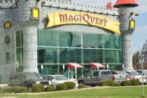 The exterior of the Magiquest building in Pigeon Forge TN.